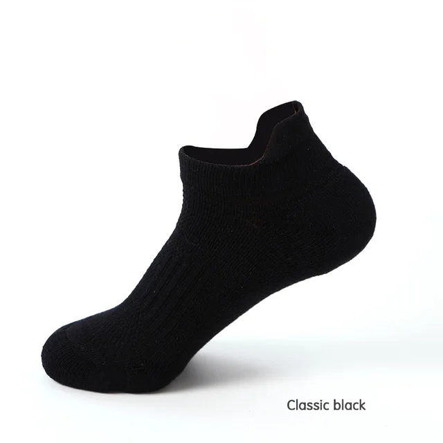 3 pure black color Супер Элитные профессиональные спортивные носки унисекс для фитнеса, велоспорта, бега, лодки, тенниса, летние мягкие спортивные носки для мужчин и женщин, 3 пар/лот - Цвет: 3 pure black color