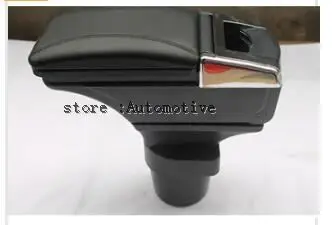 ABS plastic and PU leather Armrest Console Box for KIA RIO 2005 2006 2007 2008 2009 2010 2011 Low-equiped model ONLY