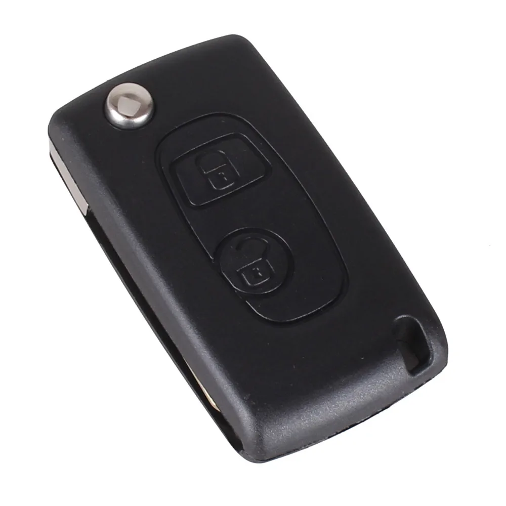 Dandkey изменение складной флип удаленный Оболочки 2 Пуговицы для Citroen C1 C2 C3
