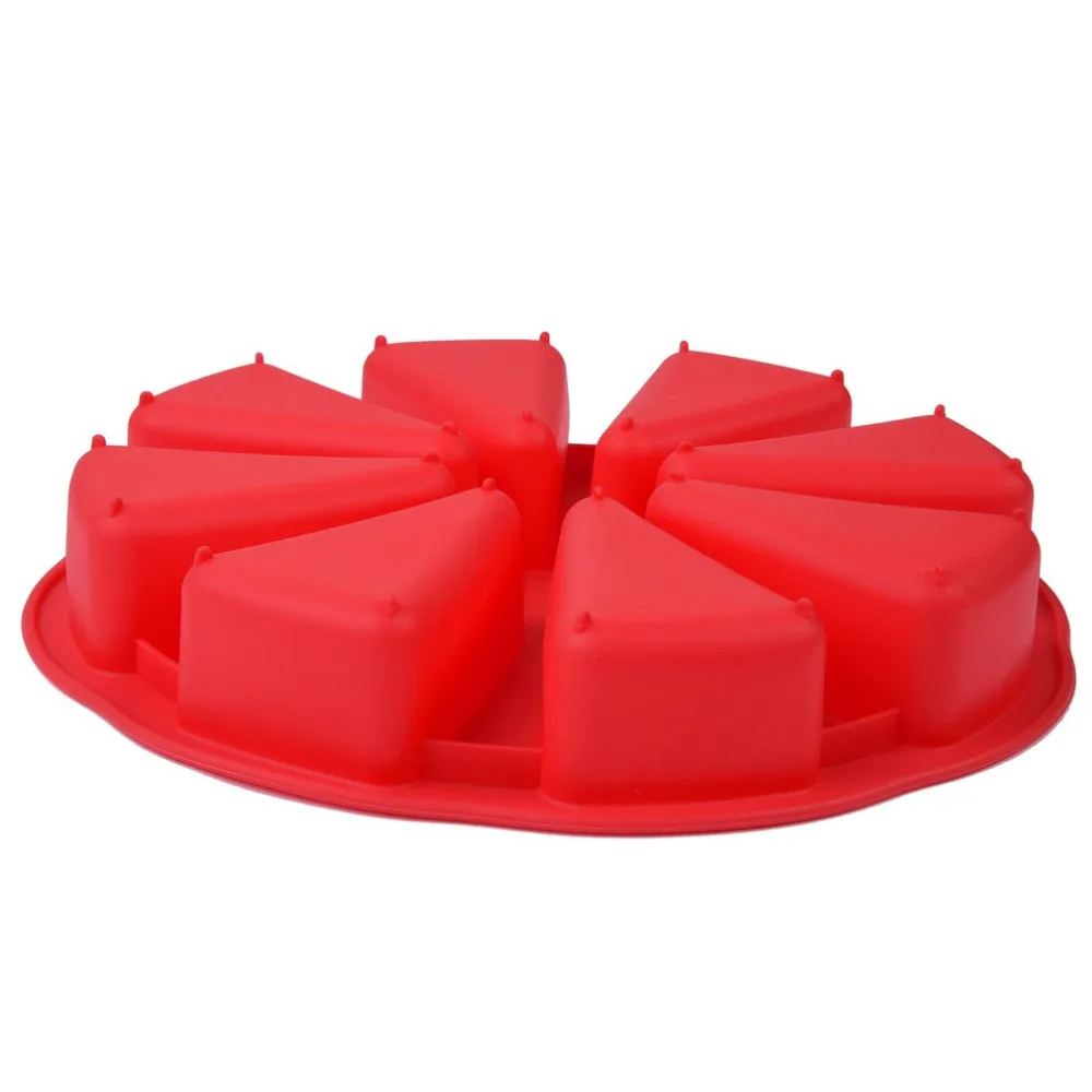 Новые 8 полости сковороды 3D силиконовые формы для торта DIY Инструменты выпечки