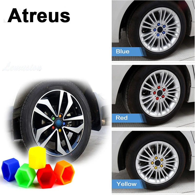 Колпачки на ступицы автомобильных шин Atreus 20X винтовые крышки для BMW e46 e39 e36 Audi a4 b6 a3