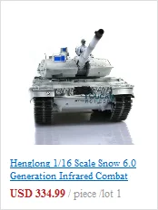 Henglong 1/16 зеленый 6,0 инфракрасный боевой Леопард 2a6 rc Танк 3889 Вт/360 револьверная отдача ствола TH12757