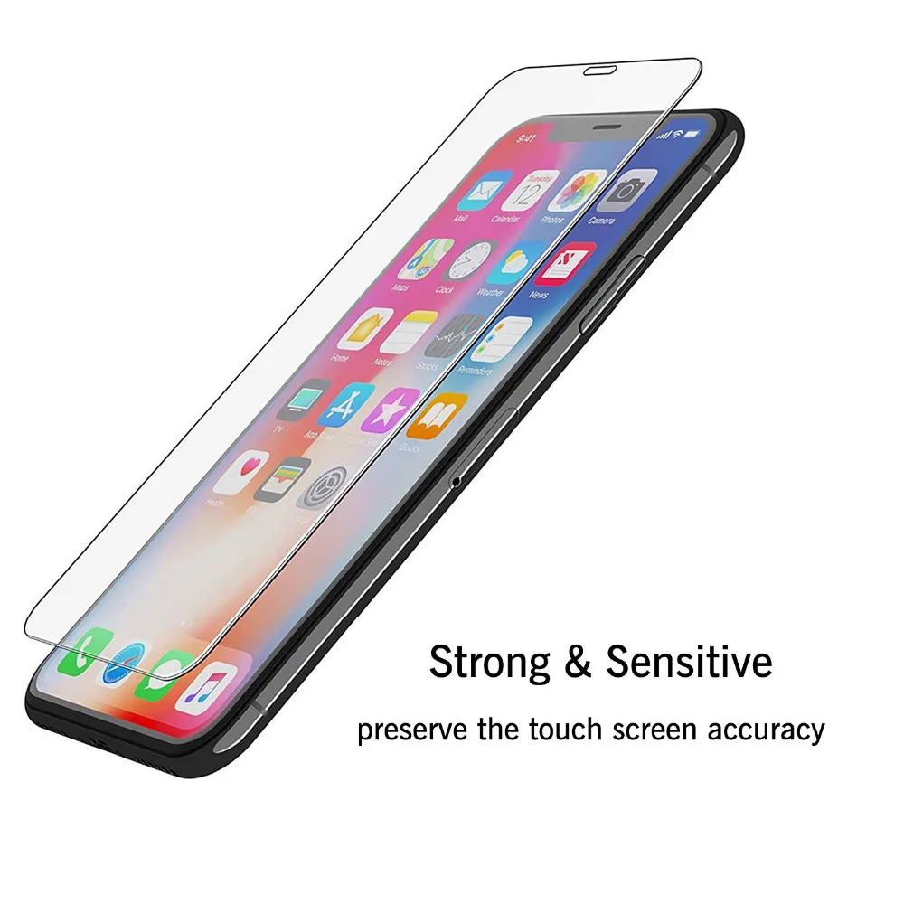 NYFundas 2 шт. Защитная пленка для экрана для Apple iPhone Xs X Xs MAX XR 11 Pro закаленное стекло HD 2.5D Закаленное стекло Защита экрана