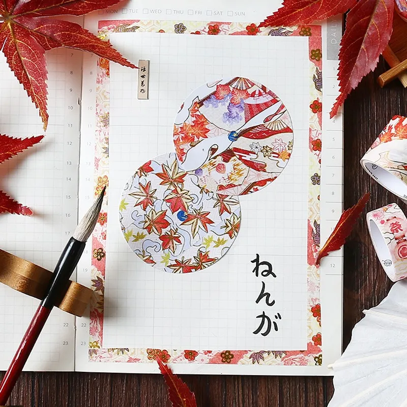 3 шт./лот винтажный Сакура золочение декоративный набор декоративного скотча