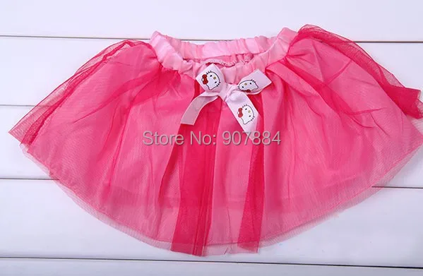 5setslot Fashion 2014 New Summer Short Sleeve Hello Kitty Baby Romper + Pink TUTU Skirt Hat Girl 3pc Clothing set | Мать и ребенок