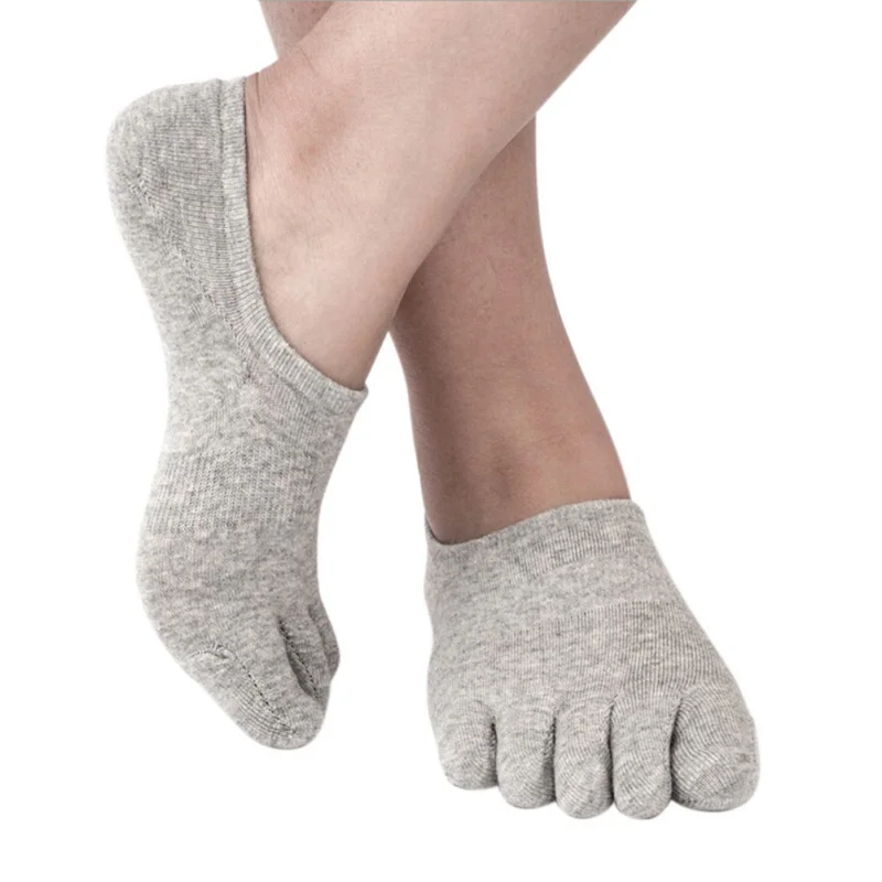 

2 PCS Five Finger Toe Socks Man Sports Socks Sock Slippers Basketball Men Breathable Outdoor Low Cut Breathe Socks