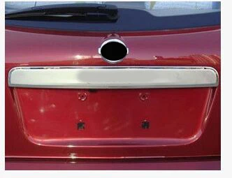 Задняя Крышка багажника из нержавеющей стали Накладка подходит для nissan Qashqai Dualis