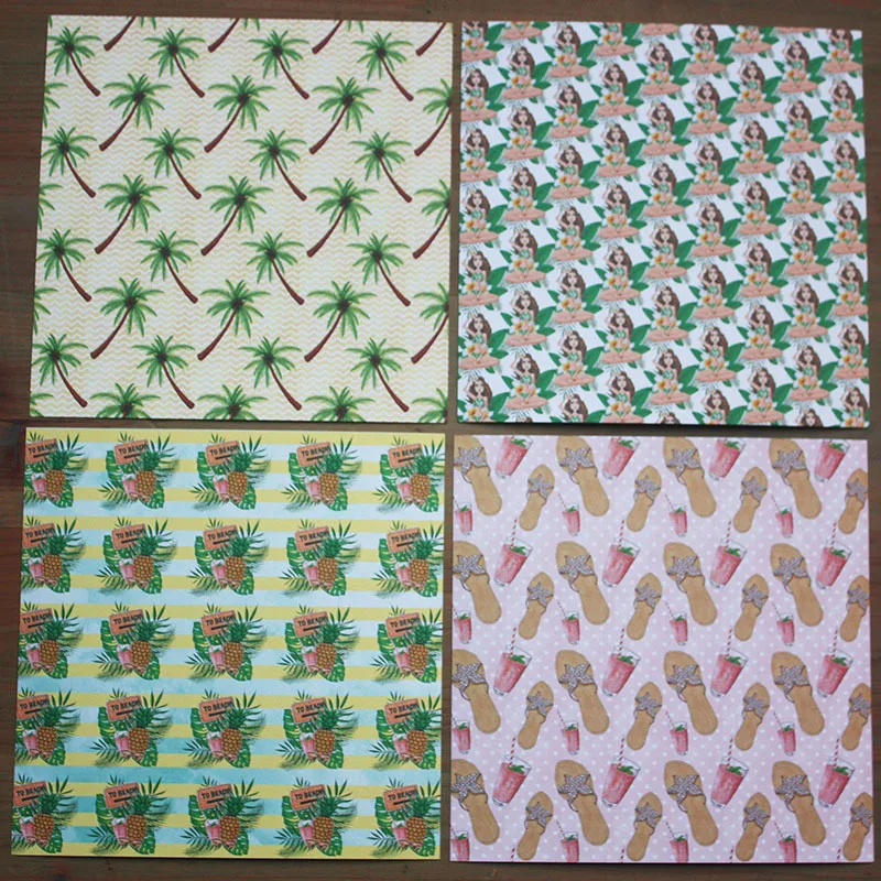 24pcs 6&quot Single-side Charming time pattern creative papercraft art paper handmade scrapbooking kit set books C141 | Дом и сад