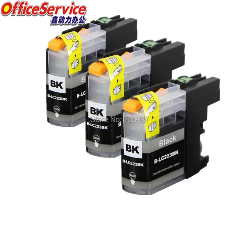 Черный картридж с чернилами LC223 для принтера Brother DCP J4120DW J5625DW J5720DW J480DW