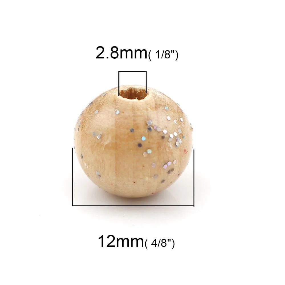 DoreenBeads модные деревянные бусины разделители круглые натуральные Подвески DIY