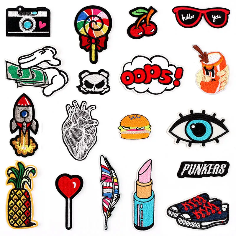 3D Животные Parches вышивка железа на заплатках для детей милая Одежда DIY продукты