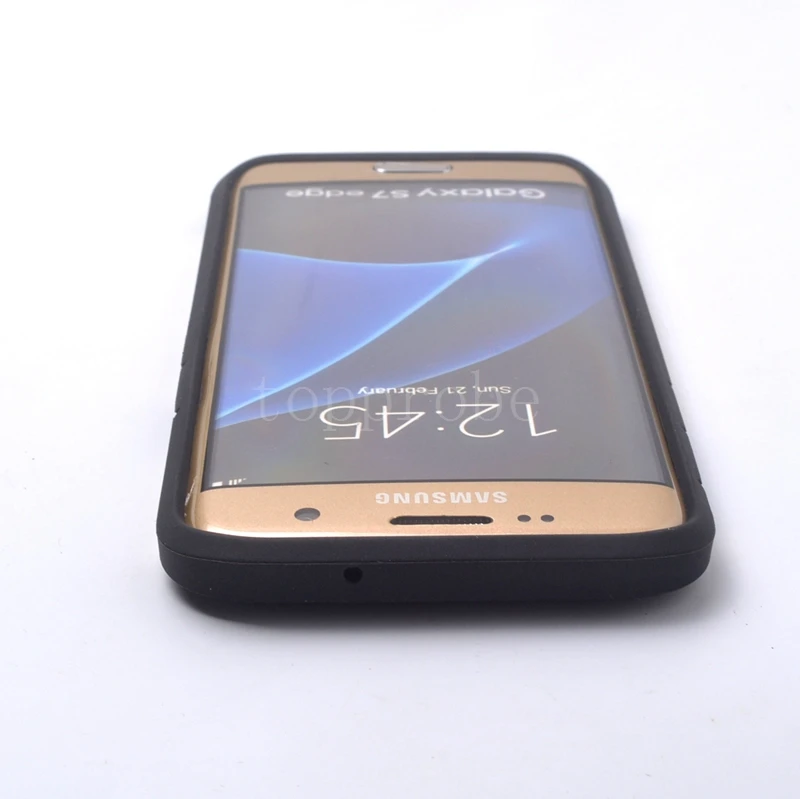 Распродажа! Жесткий Тонкий защитный чехол для Samsung Galaxy S7 Edge Силиконовая защита