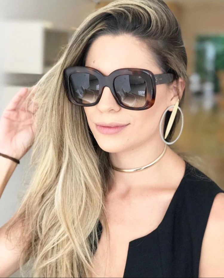 Топ моды Солнцезащитные очки для женщин Для популярные Брендовая дизайнерская