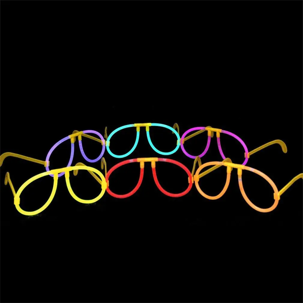 10pcs Luminous Glow Fluorescence Glasses Sticks Skull Lighting Neon Xmas Party Flashing Novelty Toy H | Игрушки и хобби