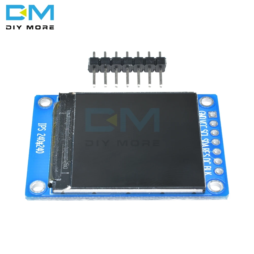 1 3 дюймовый 7 контактный IPS HD TFT ST7789 Привод IC 240*240 SPI связи В напряжение 4 проводной