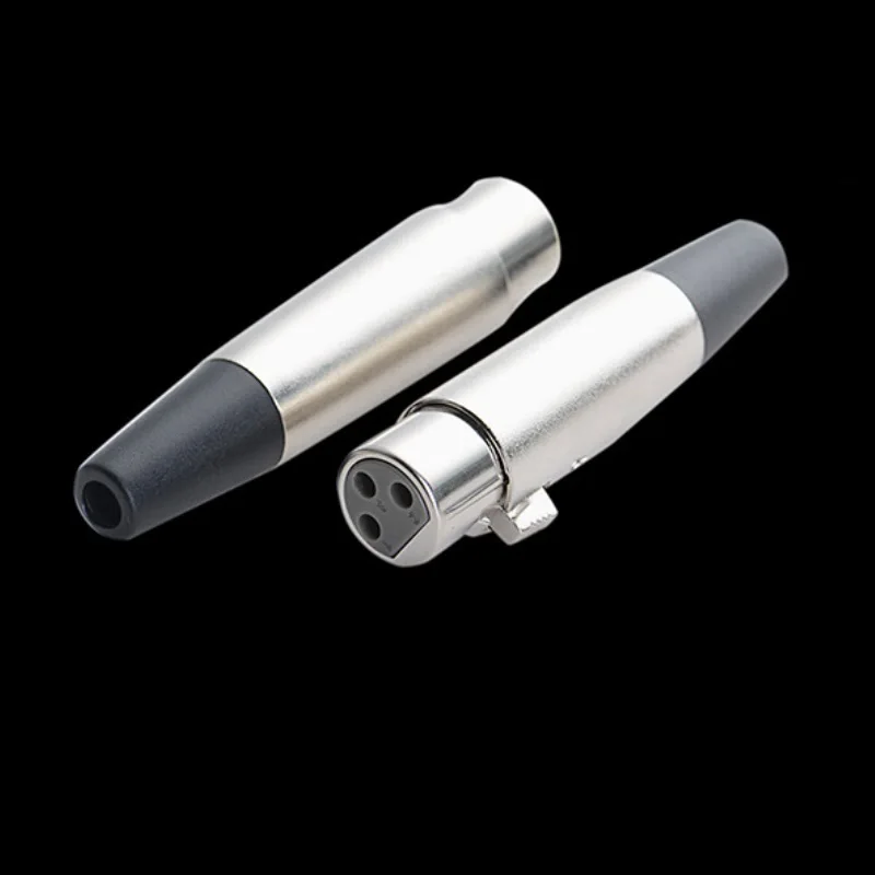 5 шт./лот XLR 3 контактный штекер и гнездо для микрофона аудиоразъем