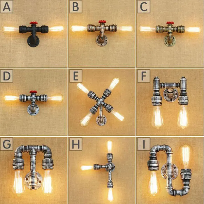 Современный E27 Edison стиль промышленный деревенский бра настенный светильник cici светильник ing