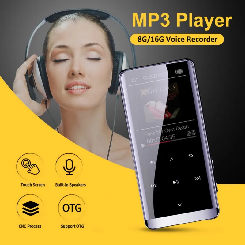 M13 8 Гб записывающая ручка OTG MP3 музыкальный плеер рекордер FM радио HIFI Bluetooth Сенсорный экран Поддержка 25 языков