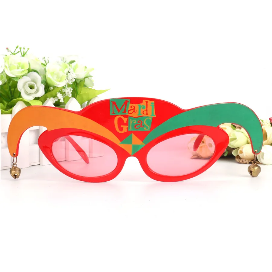 Забавный костюм Джокера клоуна очки Марди Гра маска подарки для мероприятий