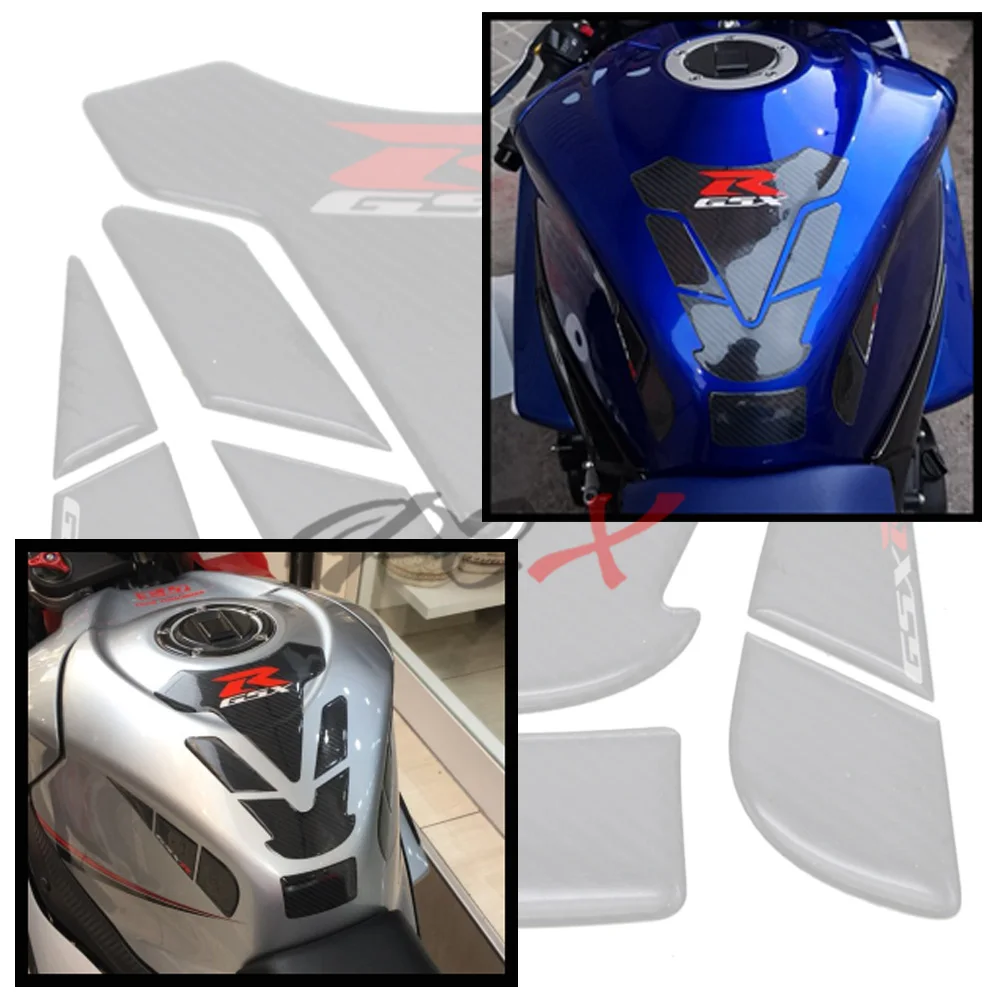 Motorfiets углеродный вид Gasolie Tank Pad Защитная Наклейка для Suzuki GSX R GSXR 750 600 1000 Hayabusa