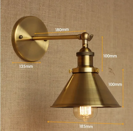 Retro Loft Decor Edison Wall Sconce LED Vintage Light Fixtures Industrial Lamp For Home Lighting Indoor Luminaire | Лампы и освещение