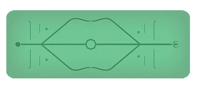 Удобный нескользящий коврик из натурального каучука для занятий фитнесом и йогой, 183 см* 80 см* 5 мм - Цвет: Зеленый