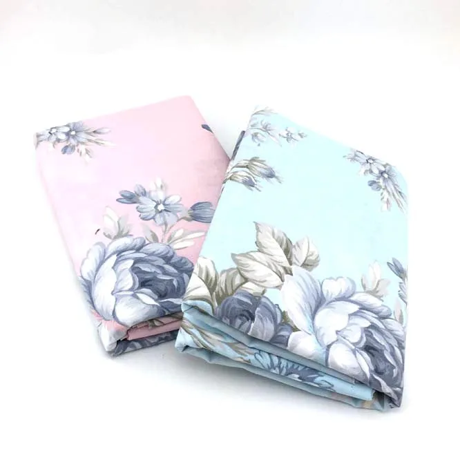 Винтажная розовая Цветочная хлопковая ткань 0 5 метра для постельного белья в