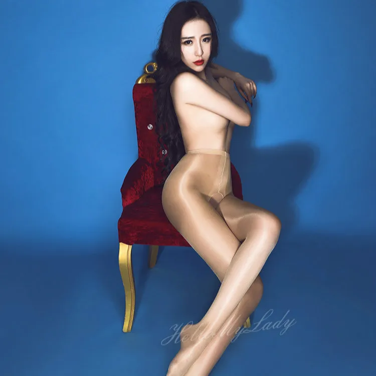 Пикантные блестящие колготки без выреза балетные женские с высокой талией чулки