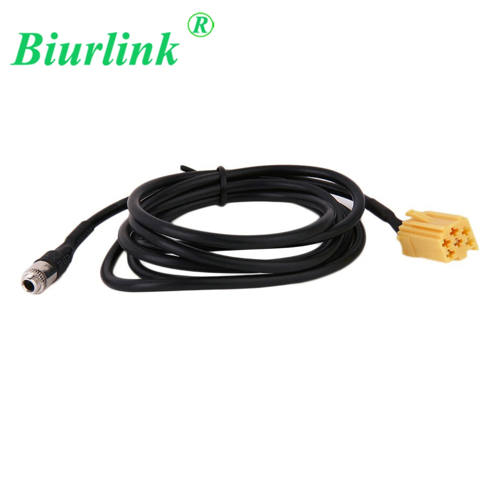 Автомобильный мини адаптер Biurlink с 6 контактным разъемом для радио Aux in