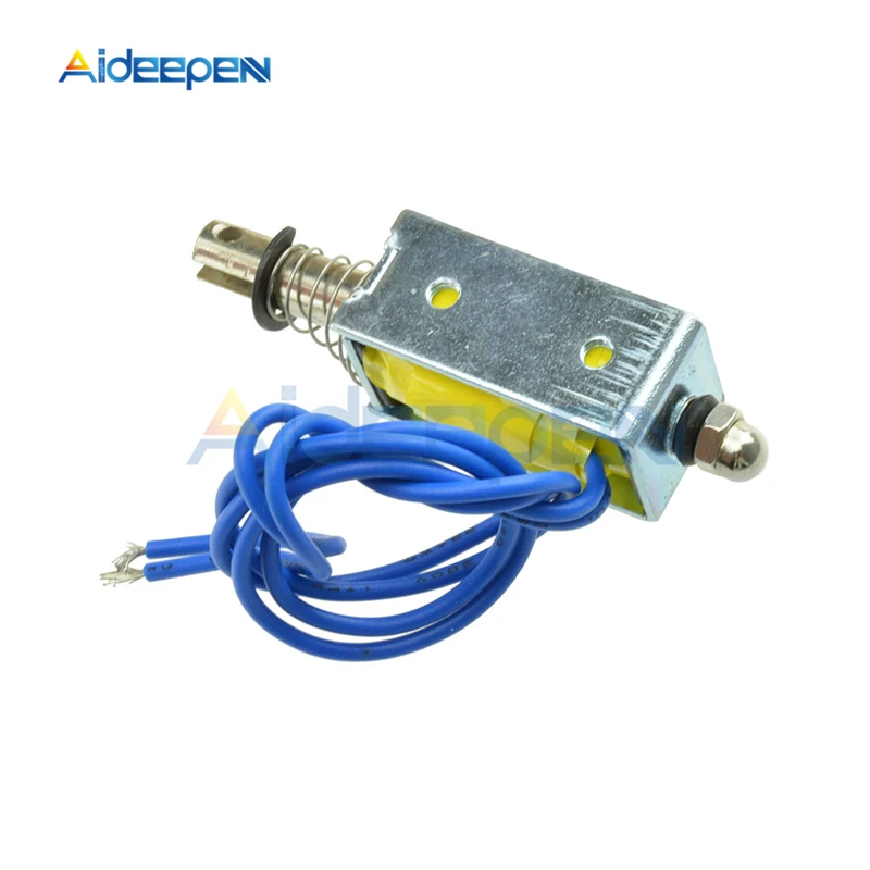 ZYE1 0530 катушка соленоида с открытой рамой DC 12V 1A 10 мм ход Mayitr миниатюрный толкатель