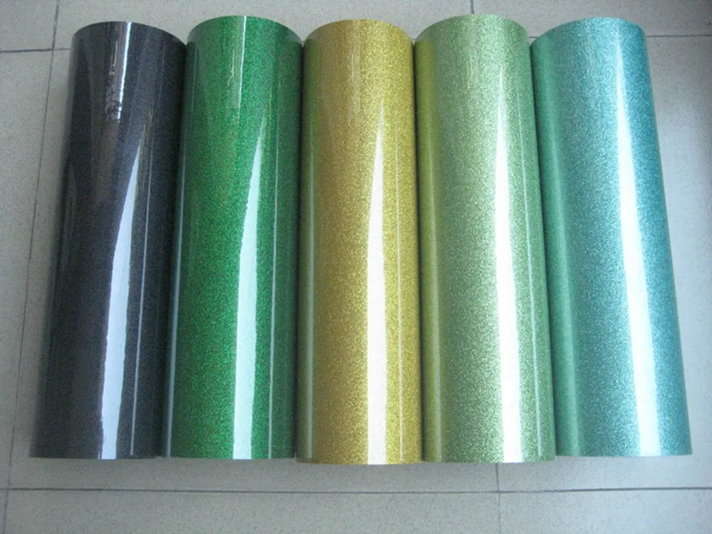 SUNICE Many Colored Glitter Heat Transfer Vinyl Film Iron on T-shirts HTV diy Design Decor 50cm x 20cm Paper Sheet Cutting | Автомобили и