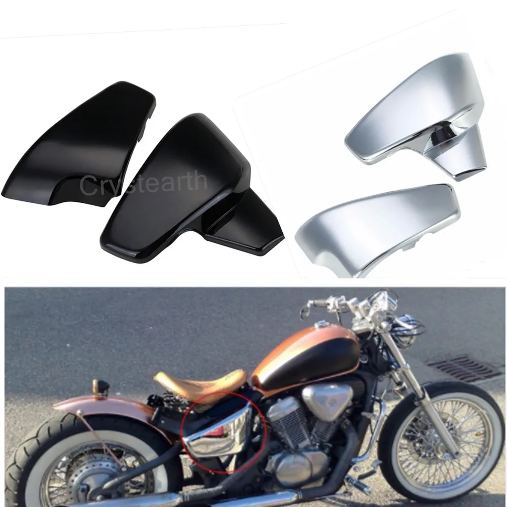 

Мотоциклетные батареи боковой обтекатель Обложка для Honda Shadow VLX 600 VT600C VT600CD STEED400 99-07 2006 2005 2004 2003 2002 2001