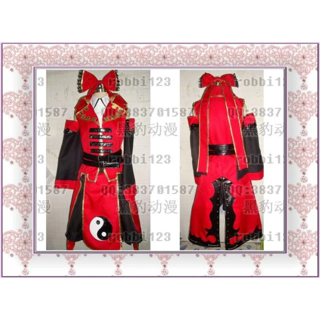 Touhou проект Koumajou Densetsu: Алая симфония Akeiro no Koukyoukyoku рейму Хакурей платье костюм для