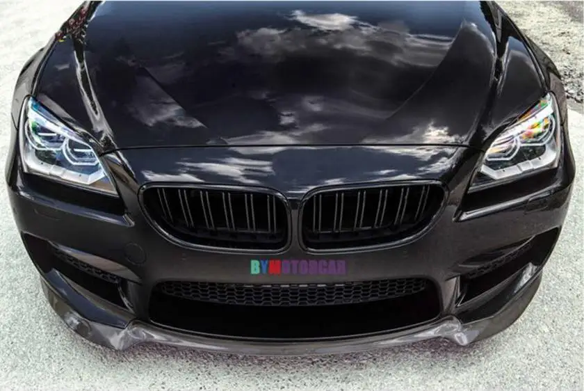 Углеродного волокна автомобилей переднего бампера губ Диффузор для BMW F06 F12 F13 640i