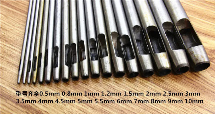 Дырокол ручной работы полый дырокол режущая форма кожаная прокладка сипап