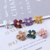10pcslot 1618mm rubber lacquer flowers shape charms zinc alloy pendant for diy necklaces bracelets jewelry accessories