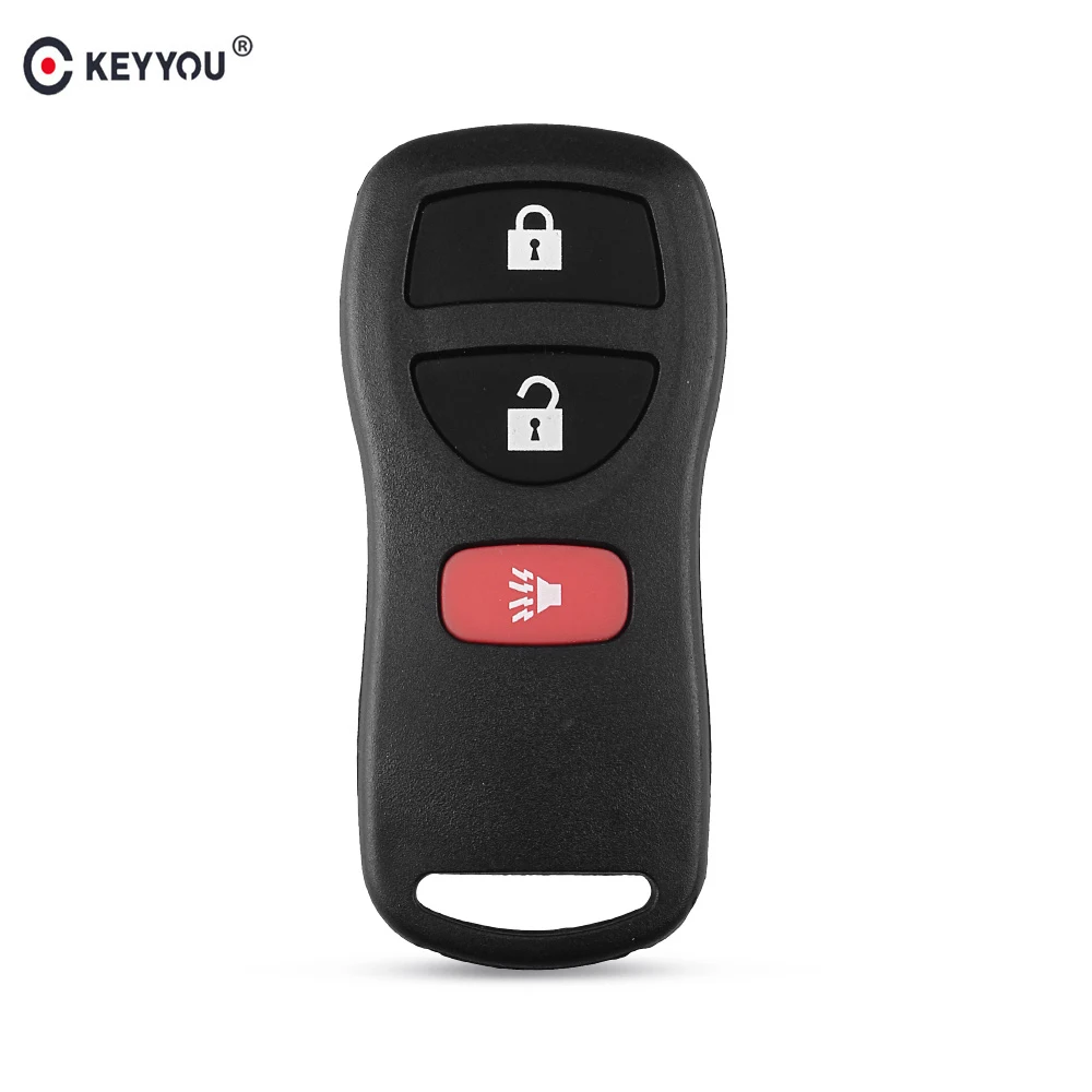 Чехол KEYYOU для дистанционного ключа с 3 кнопками Nissan Tiida LIVINA X Trail QASHQAI Paladin|case for|case