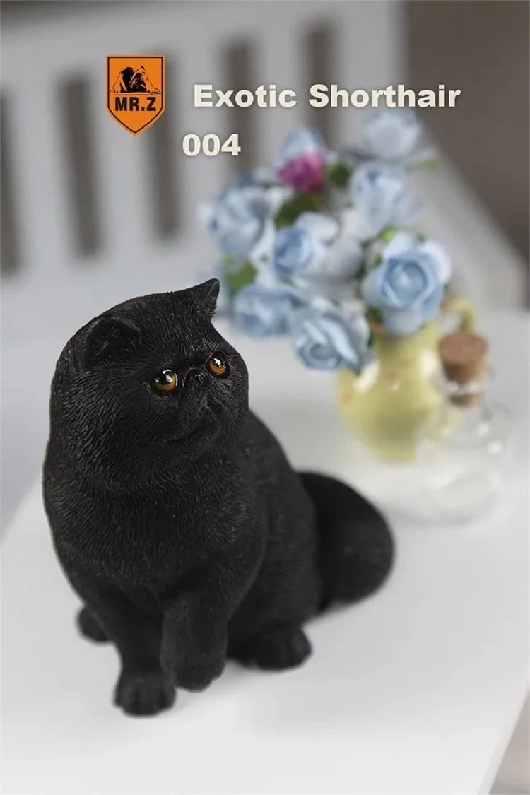 MR. Z серия «животные» № 8 1/6 экзотические короткошерстной кошки персидская кошка Гараж Комплект для детей возрастом от 1" фигурку сцена DIY украшения автомобиля