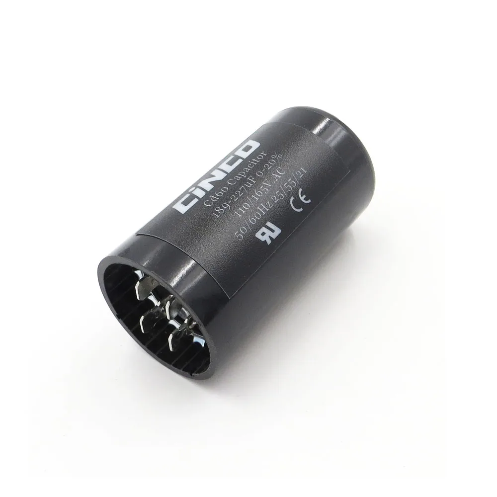 227 пусковые конденсаторы мкФ 189 в 125 165 В CD60 двигатель 110 начиная mfd uf mf компрессор HVAC