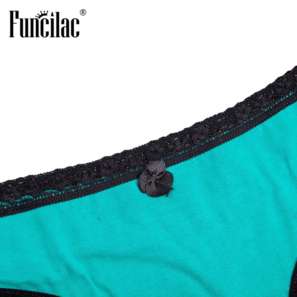 FUNCILAC сексуальные кружевные трусики нижнее белье для женщин стринги и Culotte Femme Stringi