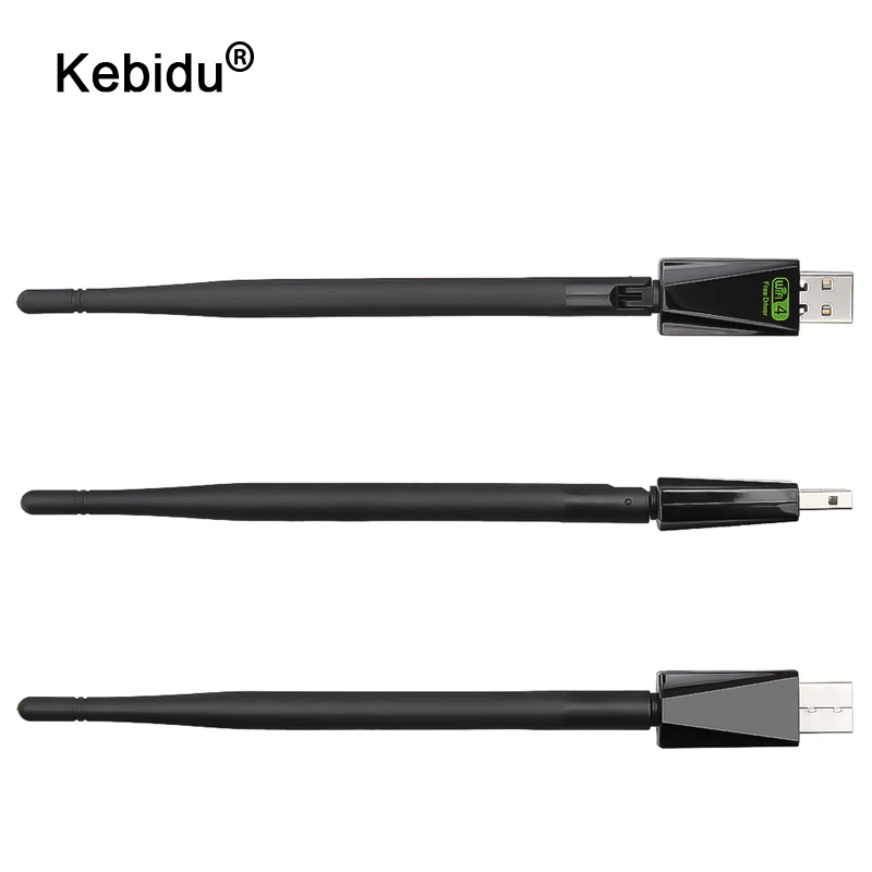 Kebidu USB Wi Fi адаптер Ethernet 2 4 ГГц USB2.0 локальной сети переменного тока Dongle 150 Мбит