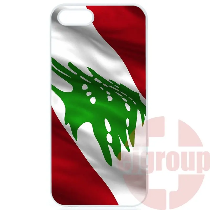 Case Protective Lebanese Grungy Flag For Apple iPhone 4 4S 5 5C SE 6 6S 7 7S Plus 4.7 5.5 iPod Touch |