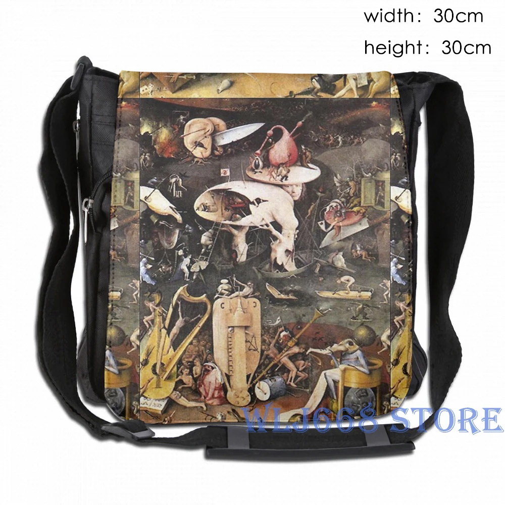 Забавные графические сумки с принтом через плечо женские hieronimus Bosch, Сад земных прелестей(детали) Сумки на шнурке спортивная сумка