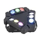 LED Паук движущийся луч движущаяся голова 9 глаз свет для бара ночного клуба DJ