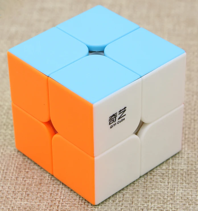 QIYI волшебный куб 2x2x2 кубар-Рубик на скорость прозрачный пазл 2*2*2 игрушки для детей