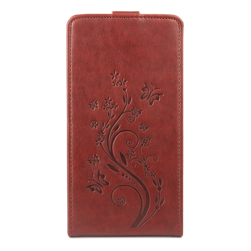 HongBaiwei для HOMTOM HT3 Pro Кожаный чехол Цветочный узор Вертикальный флип Роскошный