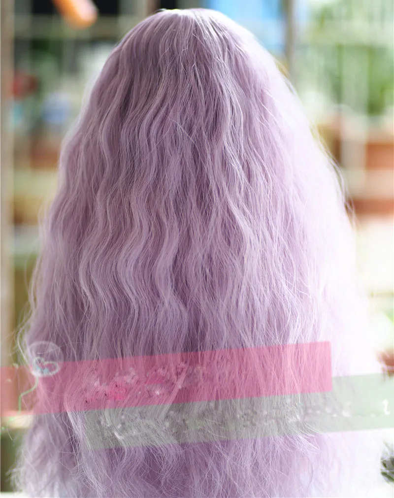 Парик для куклы Bjd SD высокая температура шарнирной 1/3 1/4 фиолетовые цвета