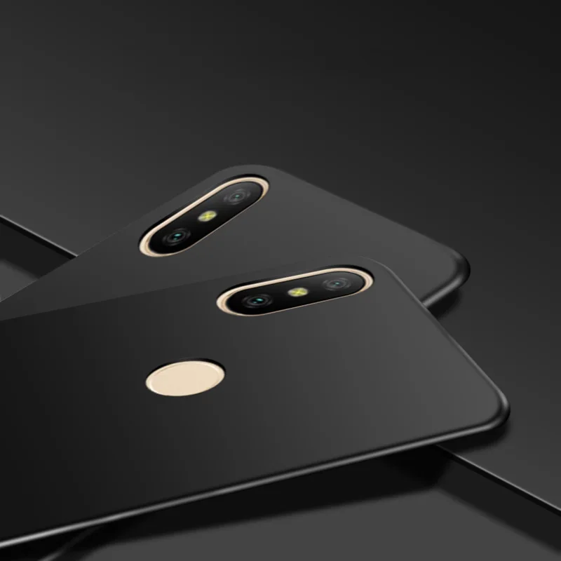 Чехол для Xiaomi Mi Max 3 однотонный противоударный силиконовый чехол-бампер из тпу