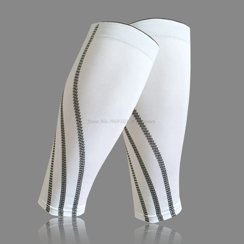 1 шт. сжатия дышащий баскетбол Поддержка гетры Велоспорт икры Legwarmer SocksShin