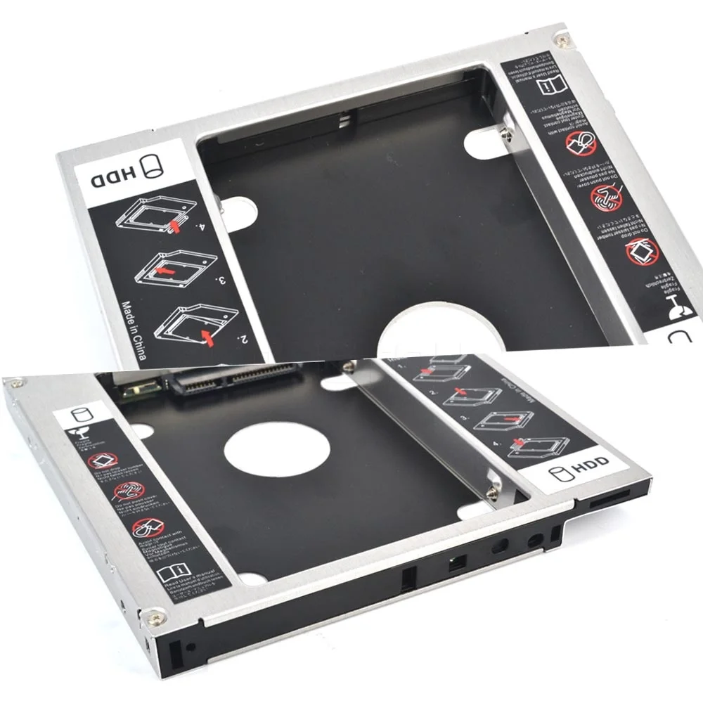 Kebidu Sata 2 5 &quotSSD HDD HD Жесткий диск драйвер внешний 2-й Caddy SATA 3 0 чехол Корпус для 12 7 мм CD
